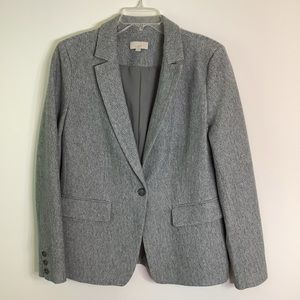LOFT, Women’s, herringbone knit blazer, size 12, NWOT.